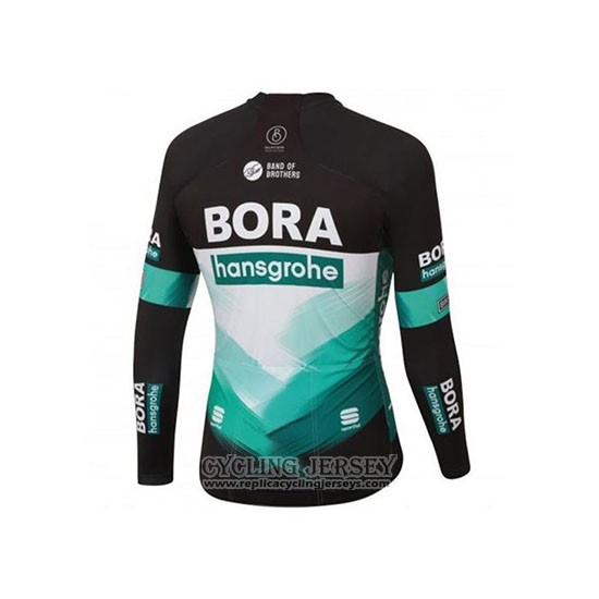 2020 Cycling Jersey Bora-hansgrone Blue Black Short Sleeve And Bib Short